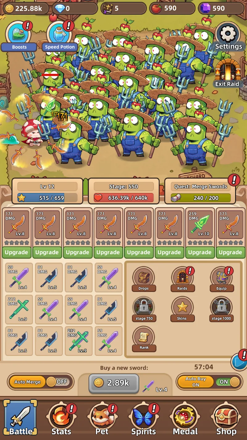 Mushroom Saga capture d'écran 3