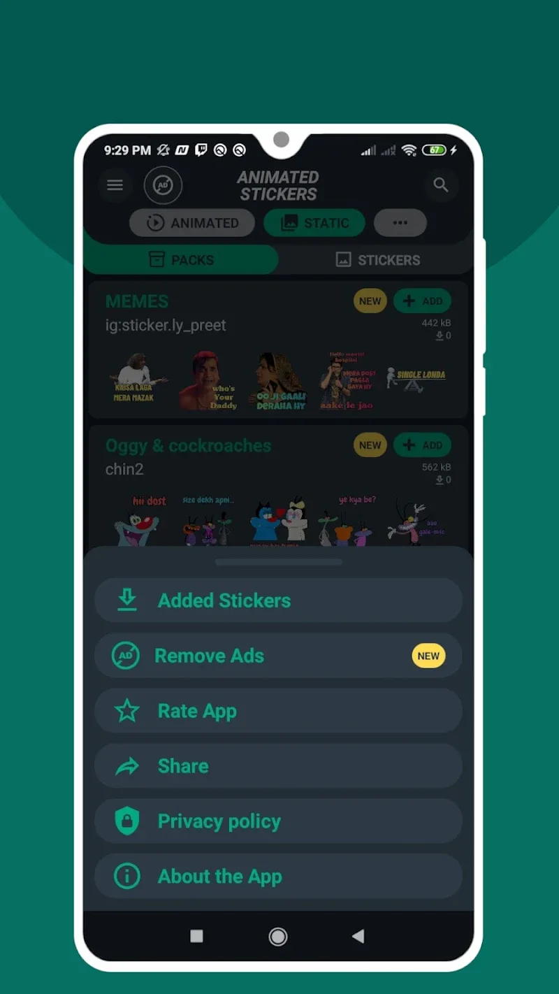 Capture d'écran 6 de Animated Stickers Maker
