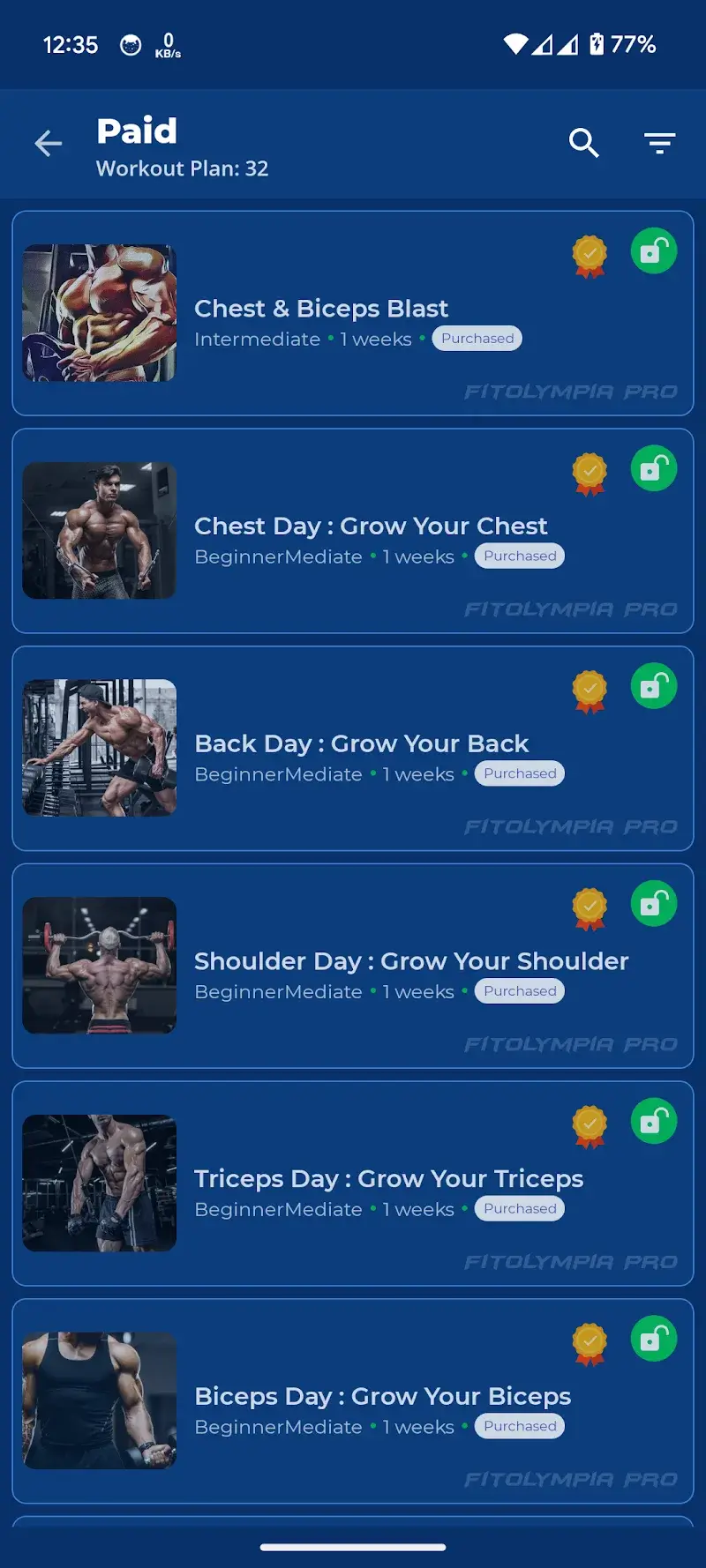 FitOlympia Pro screenshot 4