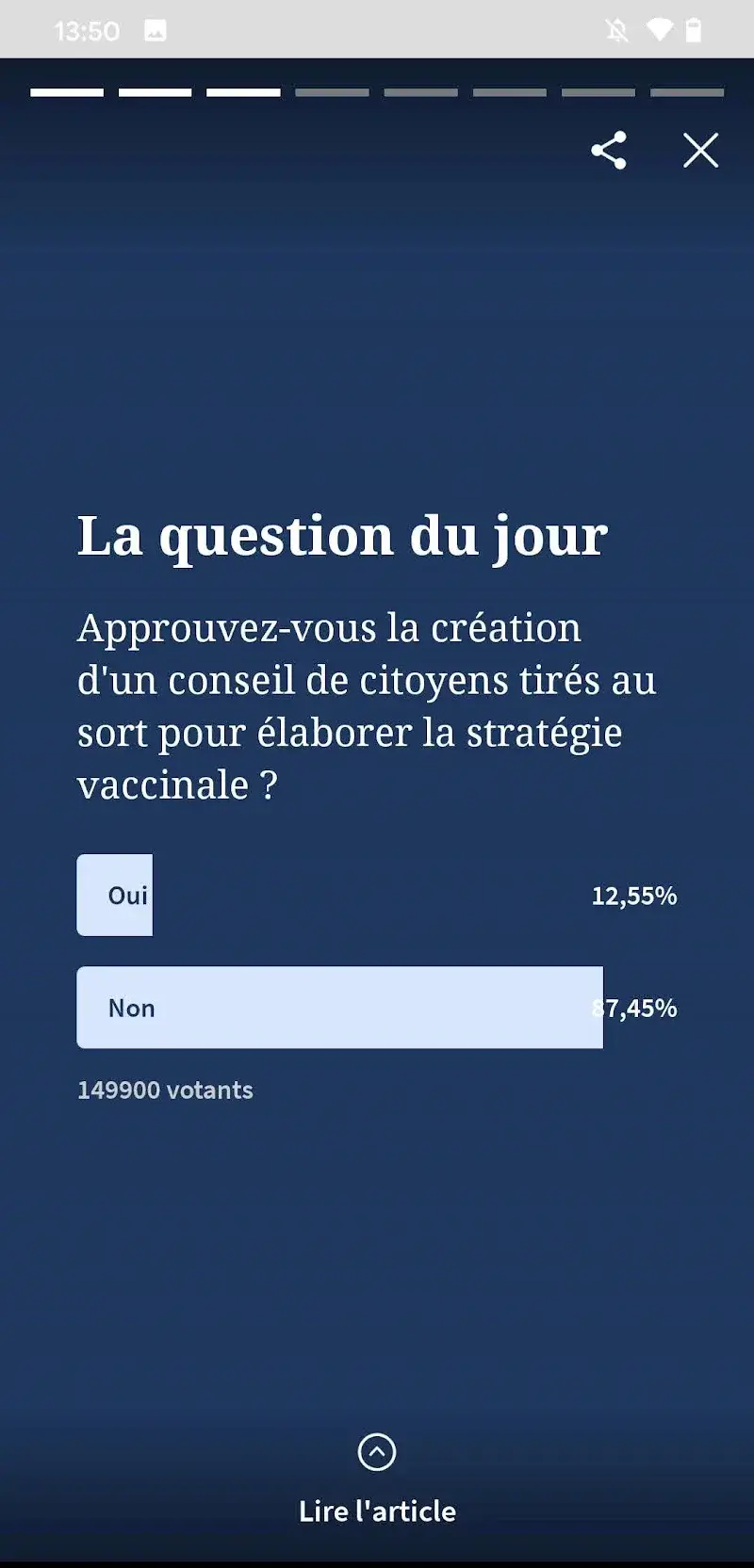 Tangkapan layar aplikasi Le Figaro 6
