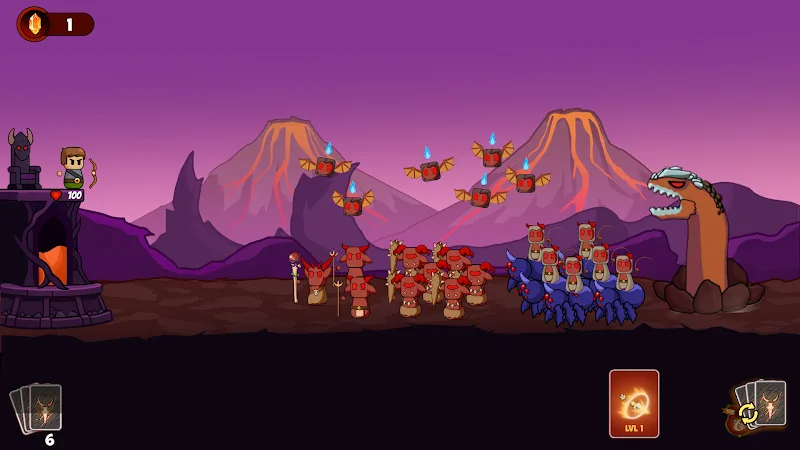 Screenshot gameplay Archer In Hell 3