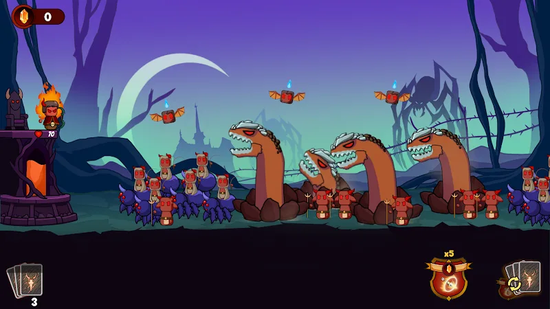 Screenshot gameplay Archer In Hell 5