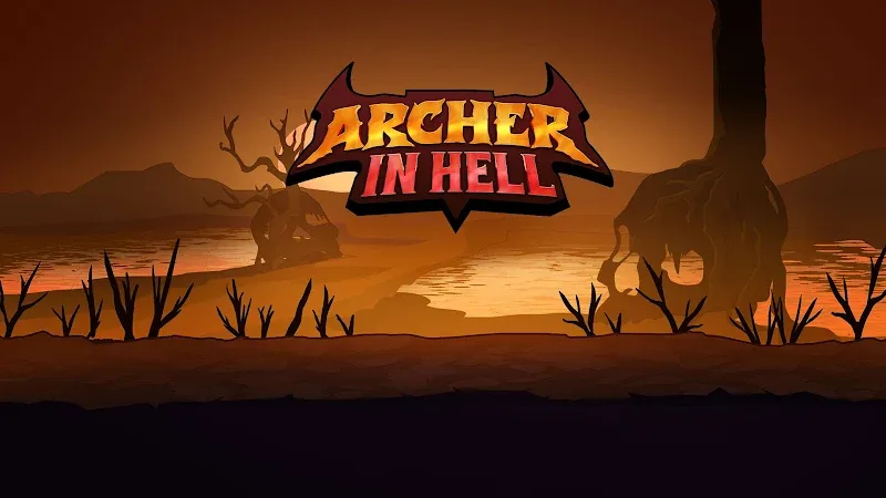 Screenshot gameplay Archer In Hell 1