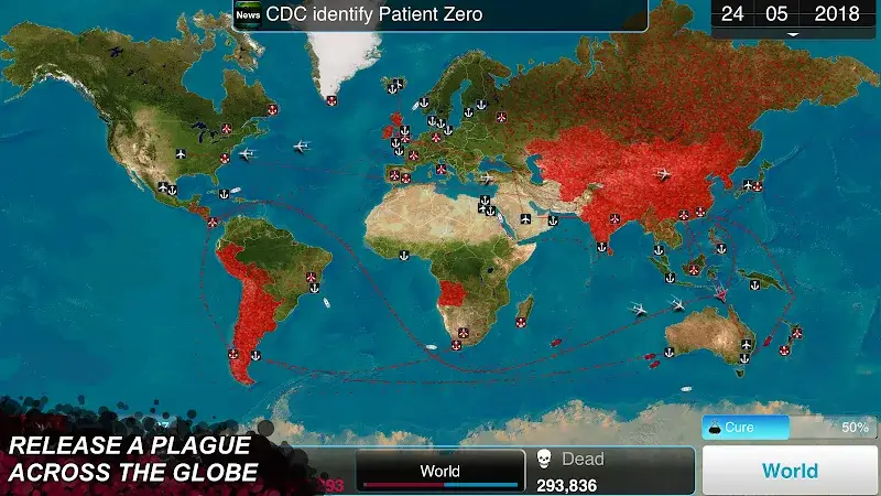 Cuplikan layar Plague Inc. 2