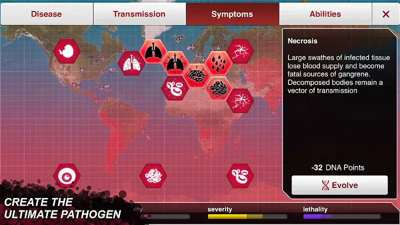 Cuplikan layar Plague Inc. 3