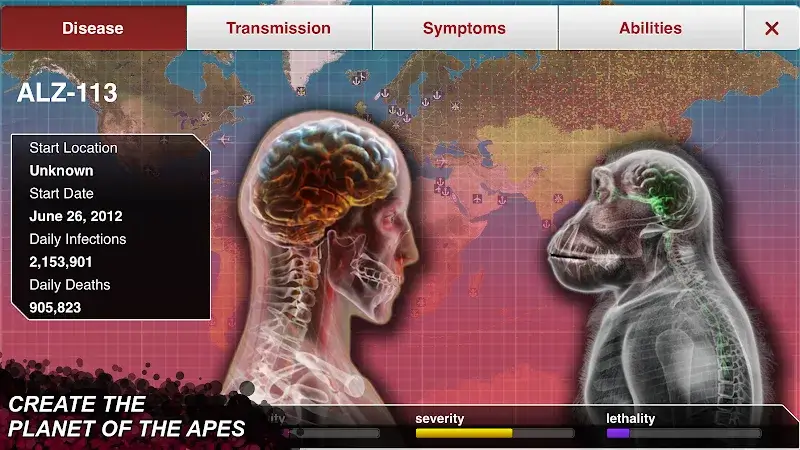 Cuplikan layar Plague Inc. 6