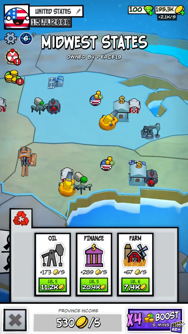 Capture d'écran 4 de Country Balls: State Takeover