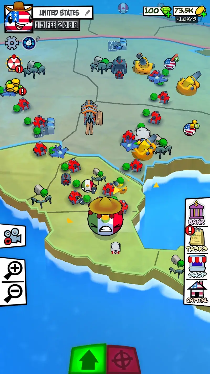 Capture d'écran 6 de Country Balls: State Takeover