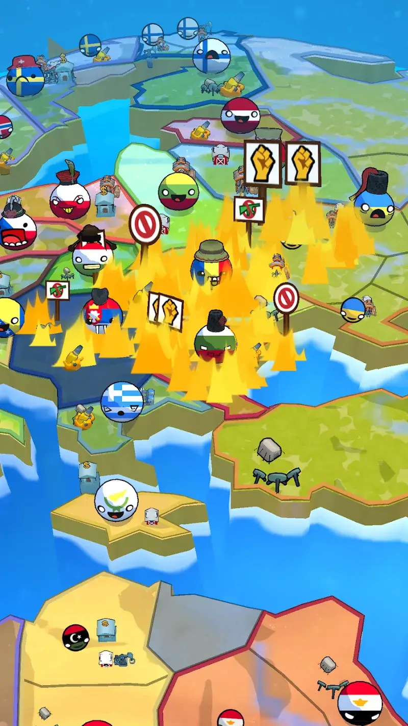 Capture d'écran 2 de Country Balls: State Takeover