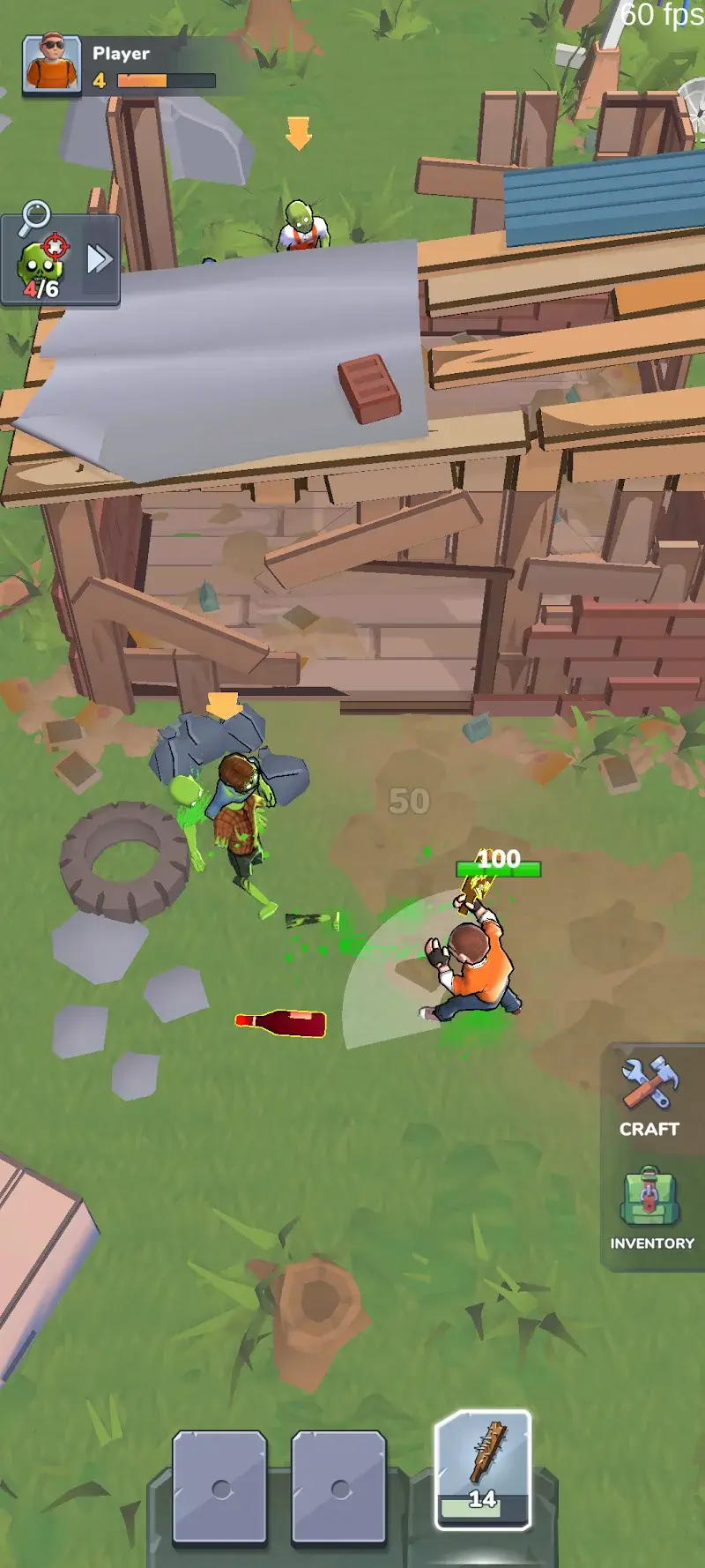 Capture d’écran 4 de Zombie Slasher