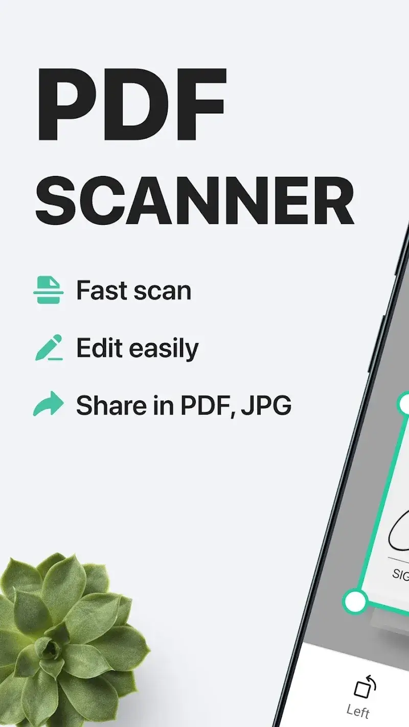 Captura de tela 1 do PDF Scanner Plus