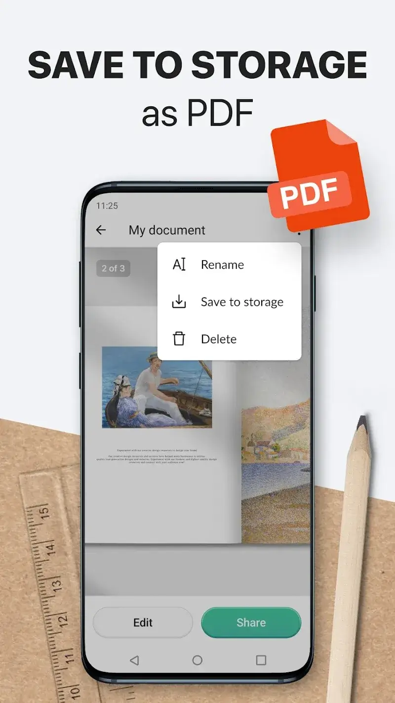 Captura de tela 4 do PDF Scanner Plus