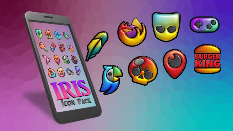 Iris Dark IconPack screenshot 3