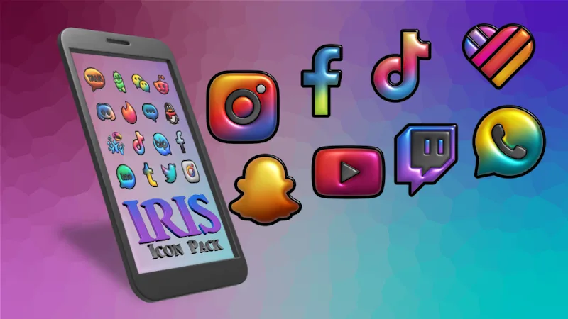 Iris Dark IconPack screenshot 2