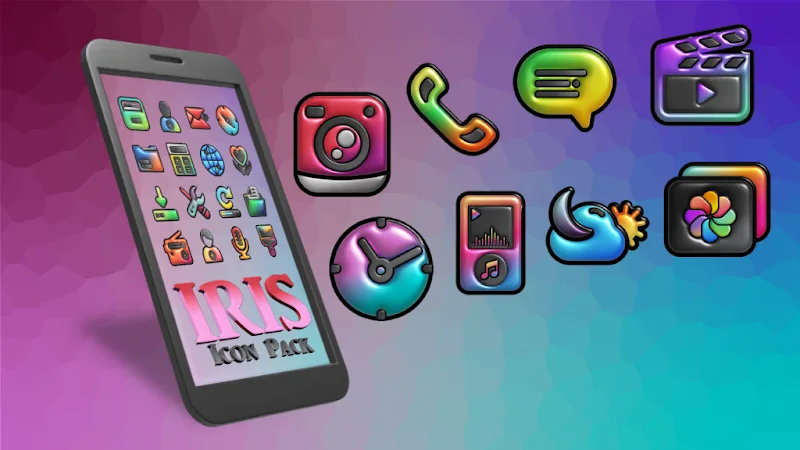 Iris Dark IconPack screenshot 4