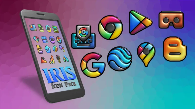 Iris Dark IconPack screenshot 1