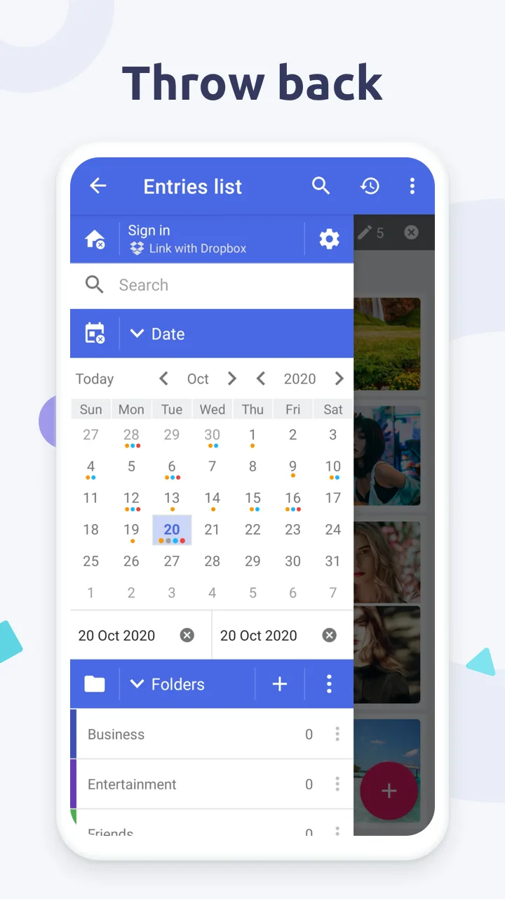 Diaro app screenshot 5