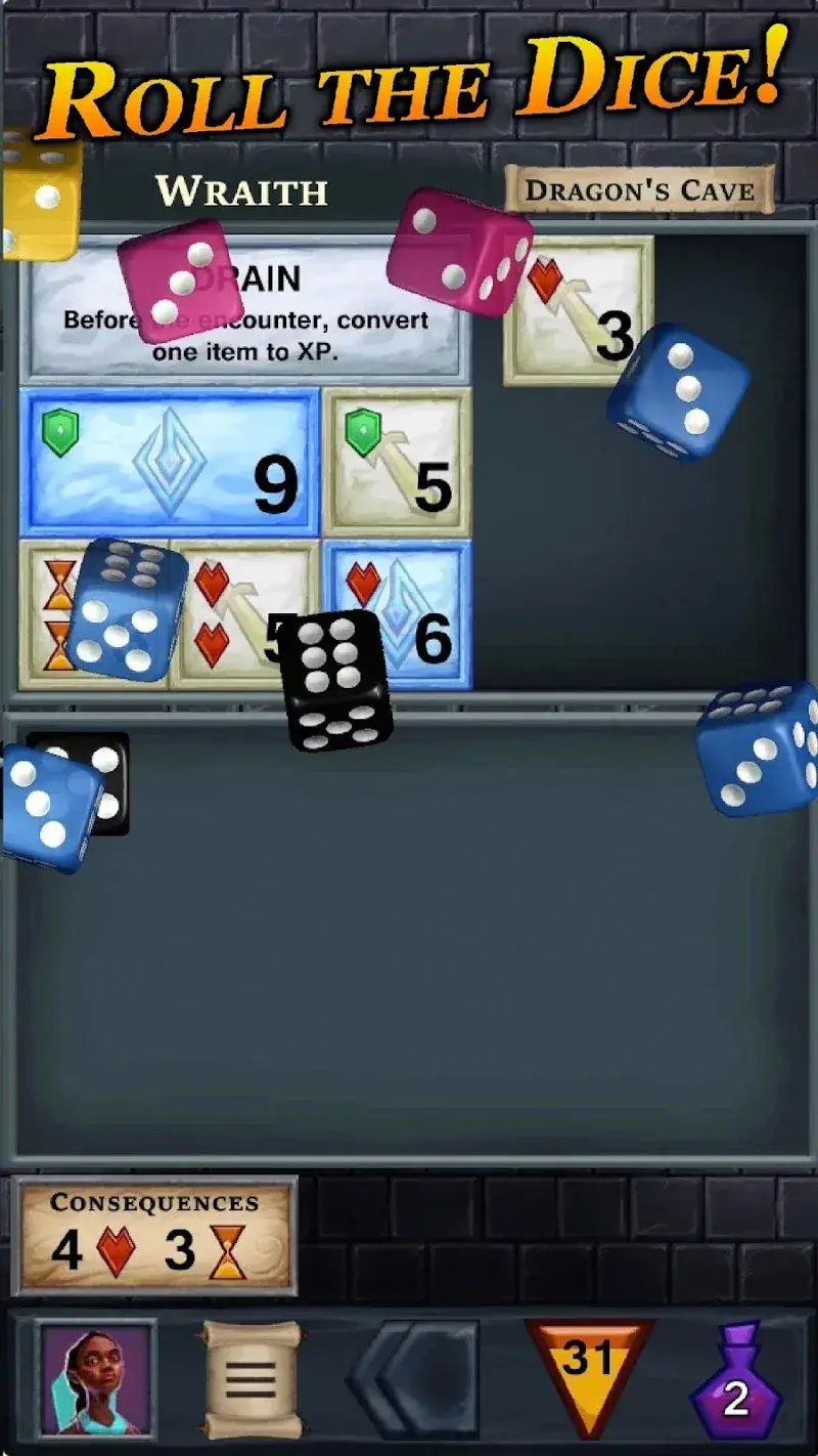 Aperçu du gameplay de One Deck Dungeon 2