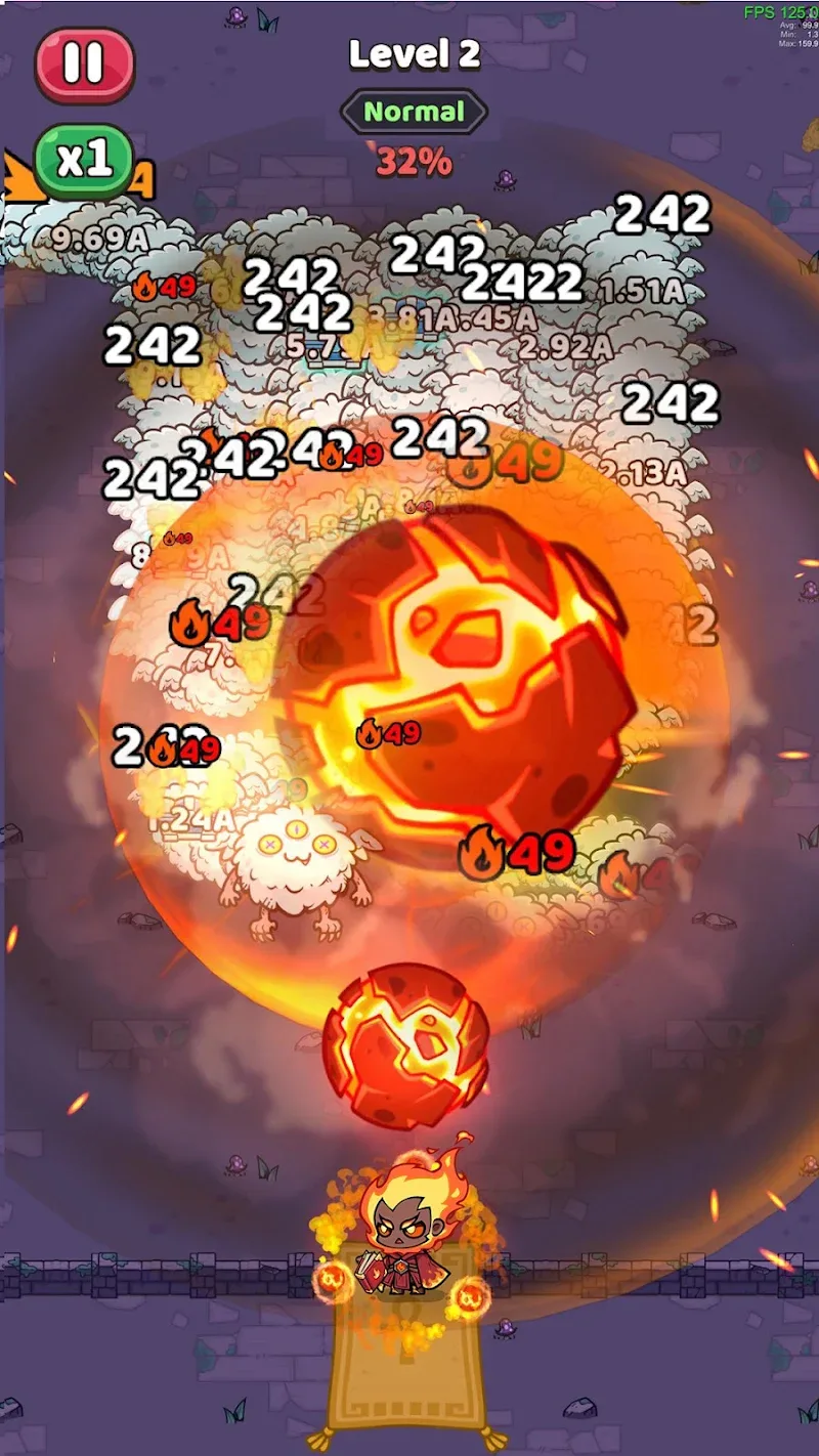 Aperçu du gameplay de Heroes vs Crazy Wiggler 3