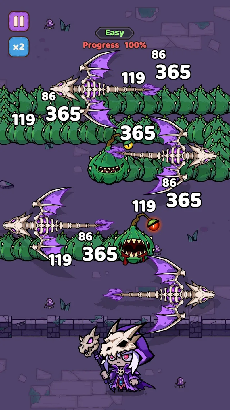 Aperçu du gameplay de Heroes vs Crazy Wiggler 4