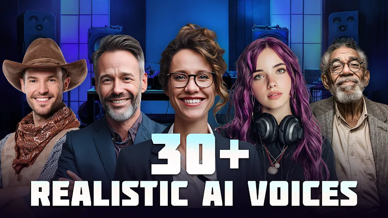Tangkapan layar antarmuka aplikasi Voice Changer