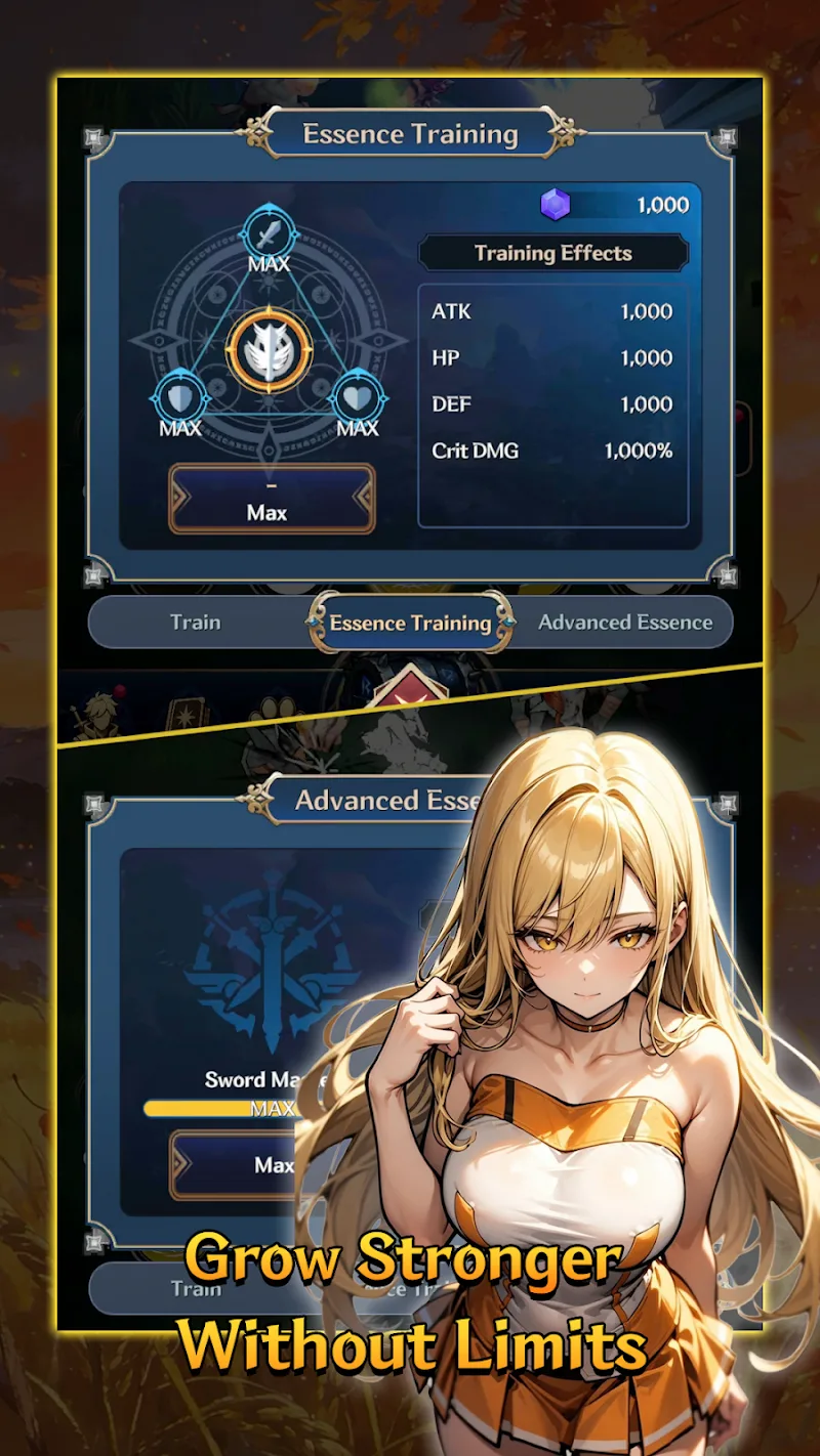 Capture d'écran 3 du gameplay de Sword God Idle