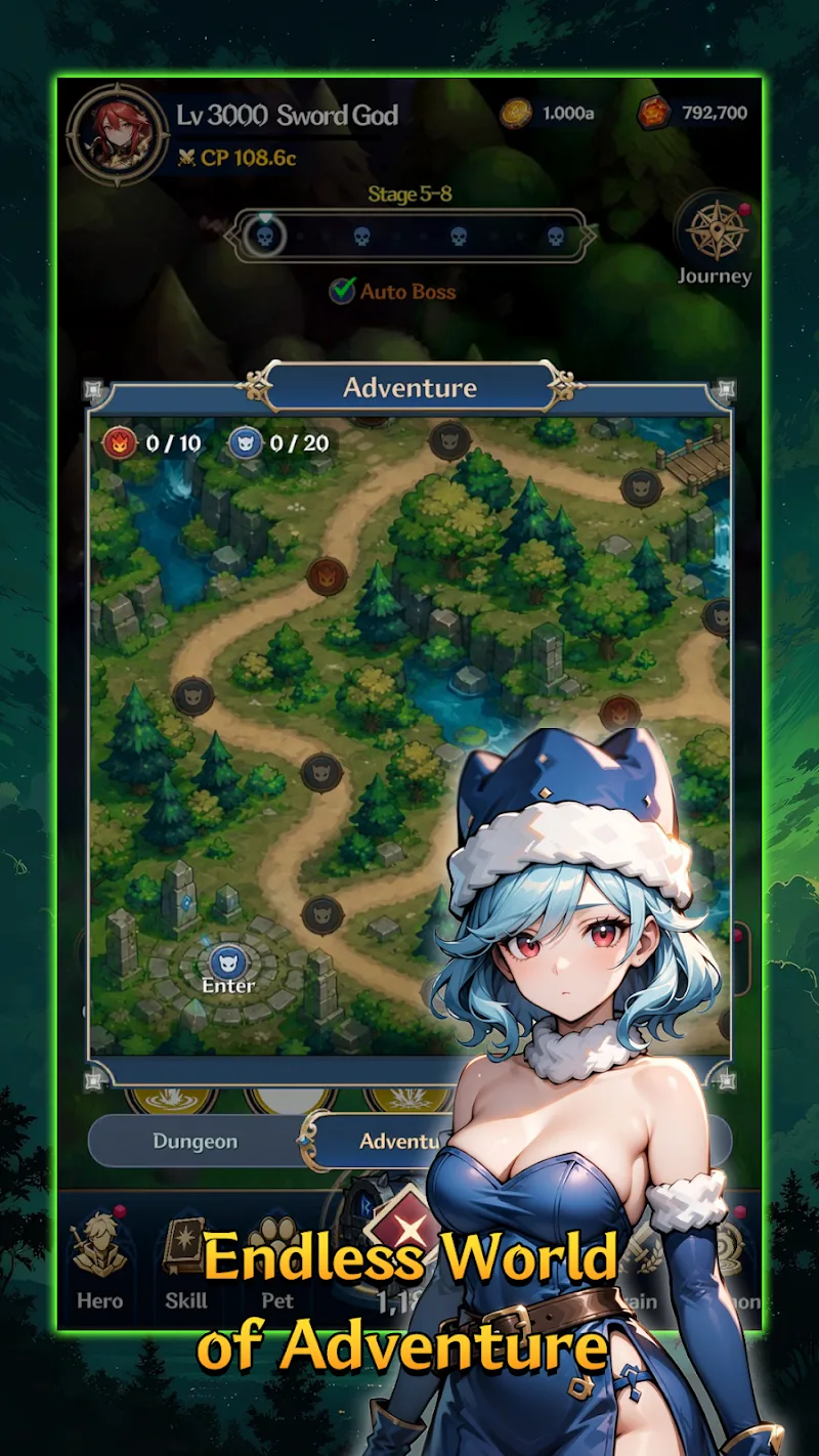 Capture d'écran 5 du gameplay de Sword God Idle