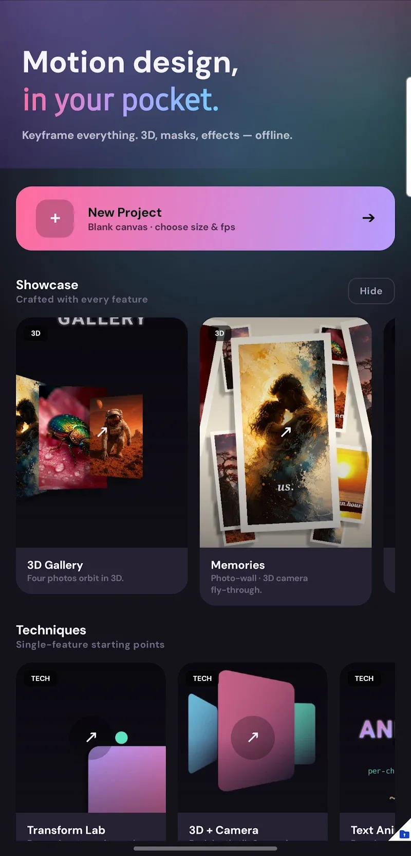 Effects Motion Studio - Tangkapan Layar 6