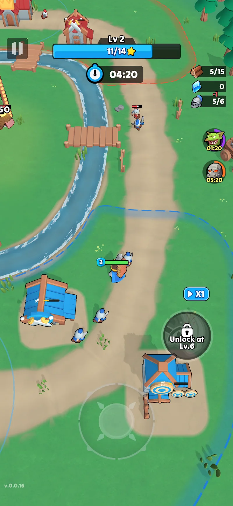 Capture d'écran de gameplay de Throne Arena 3