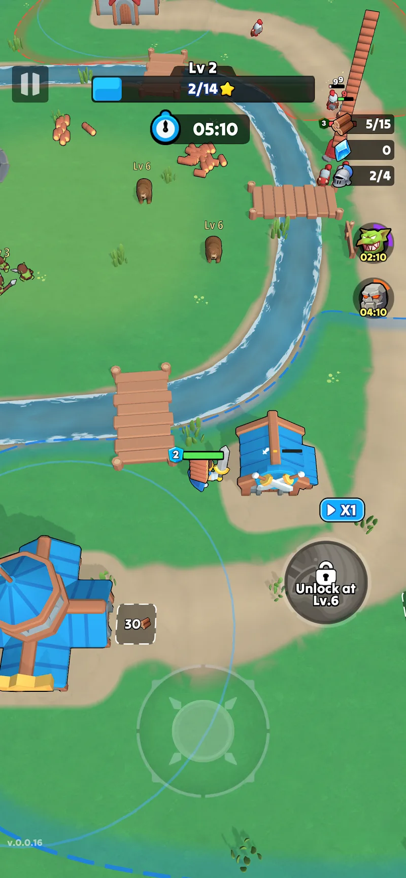Capture d'écran de gameplay de Throne Arena 5