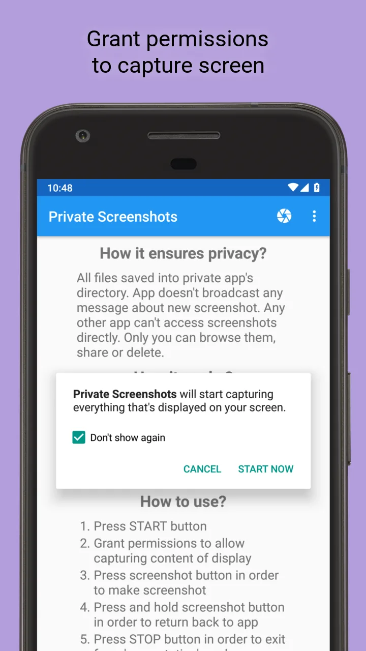 Pratinjau aplikasi Private Screenshots 1