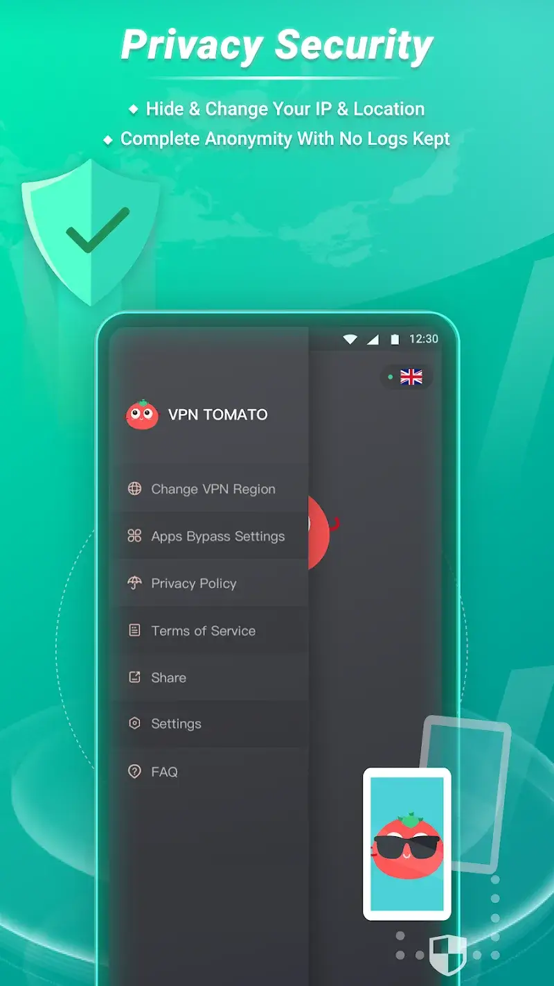Tangkapan layar Tomato VPN 5