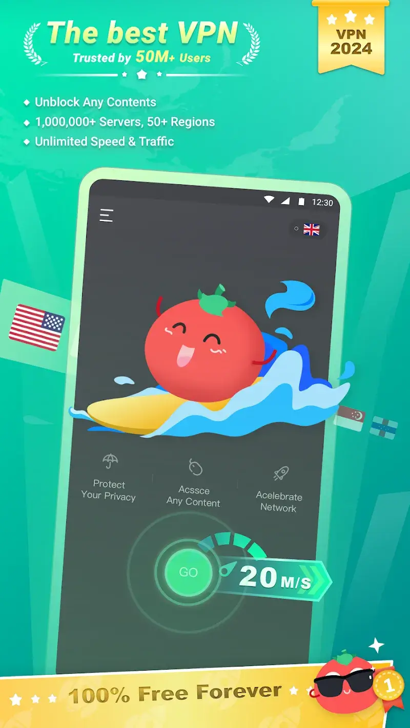 Tangkapan layar Tomato VPN 6