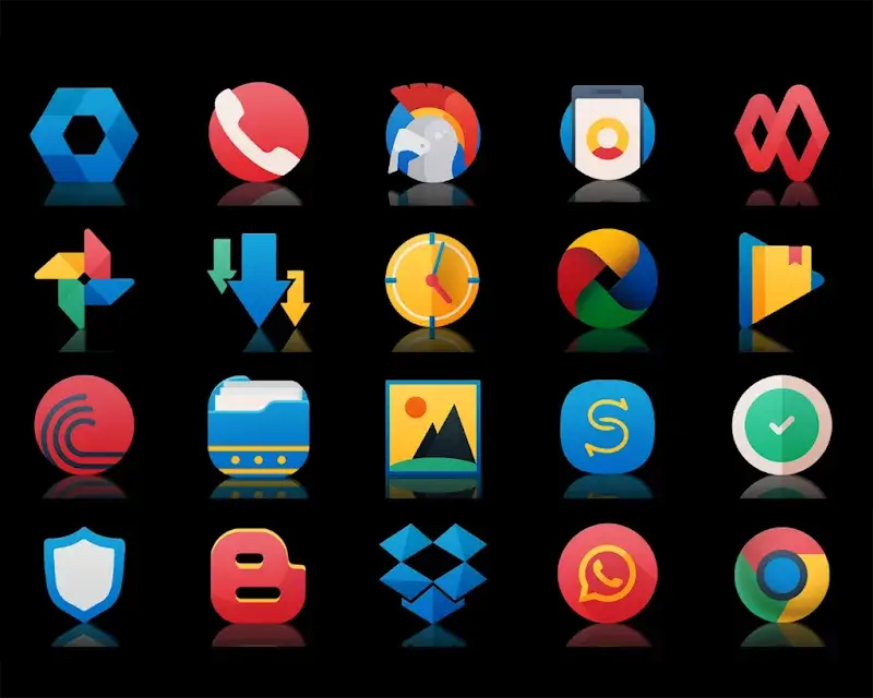 Captura de pantalla de Reflector - Icon Pack 6