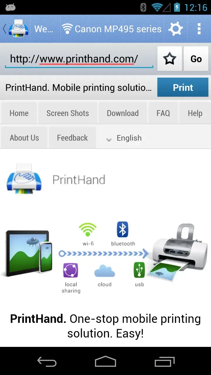 PrintHand Mobile Print captura de tela 6