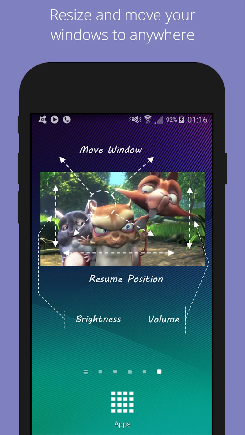 Captura de pantalla 2 de Lua Player Pro