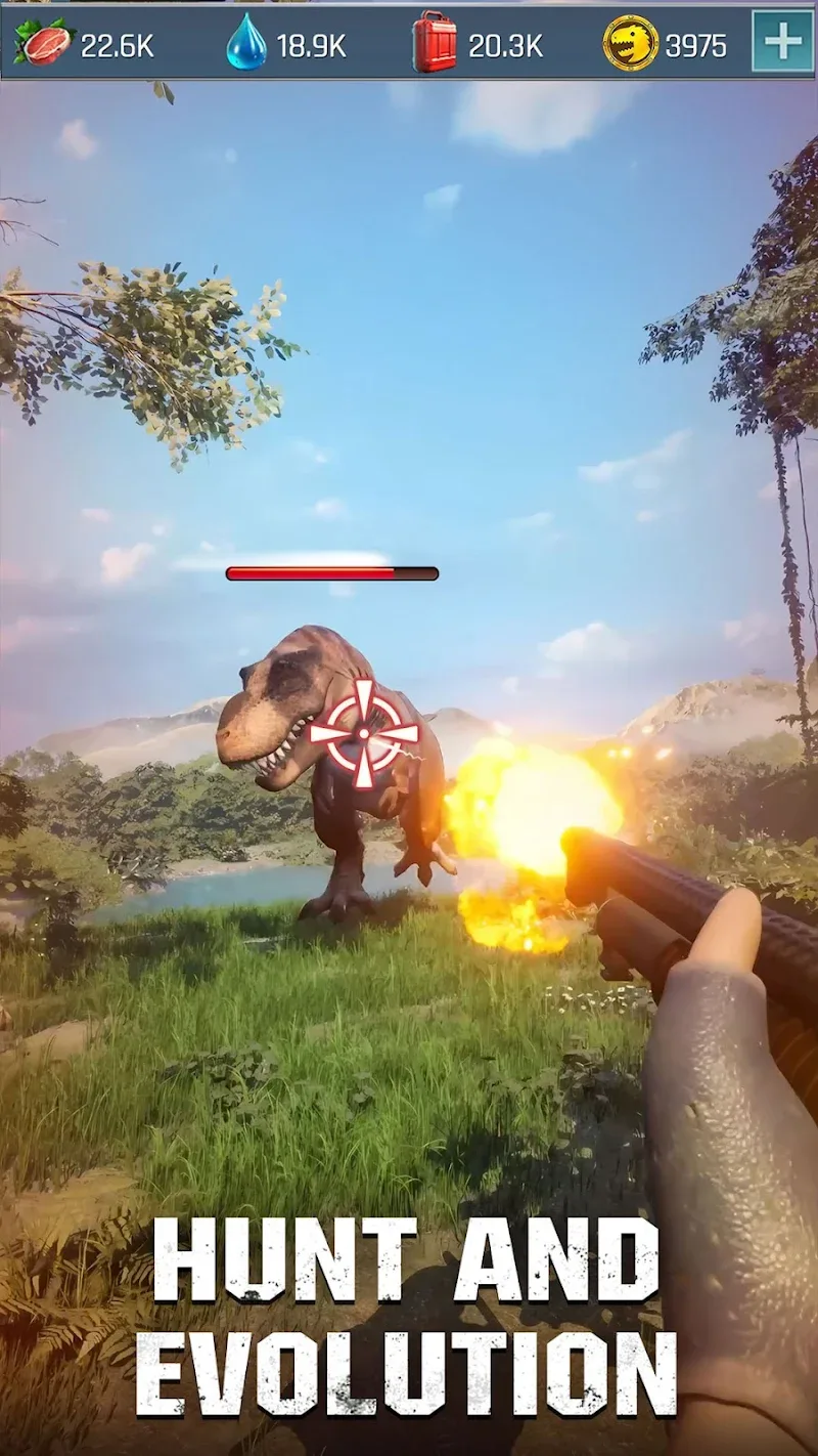Tangkapan layar Dino War: Survival 2