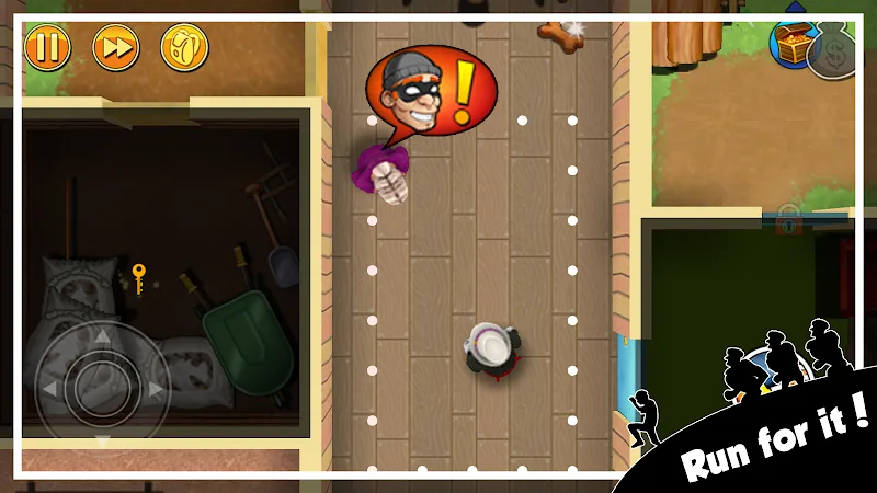Cuplikan layar Robbery Bob 4