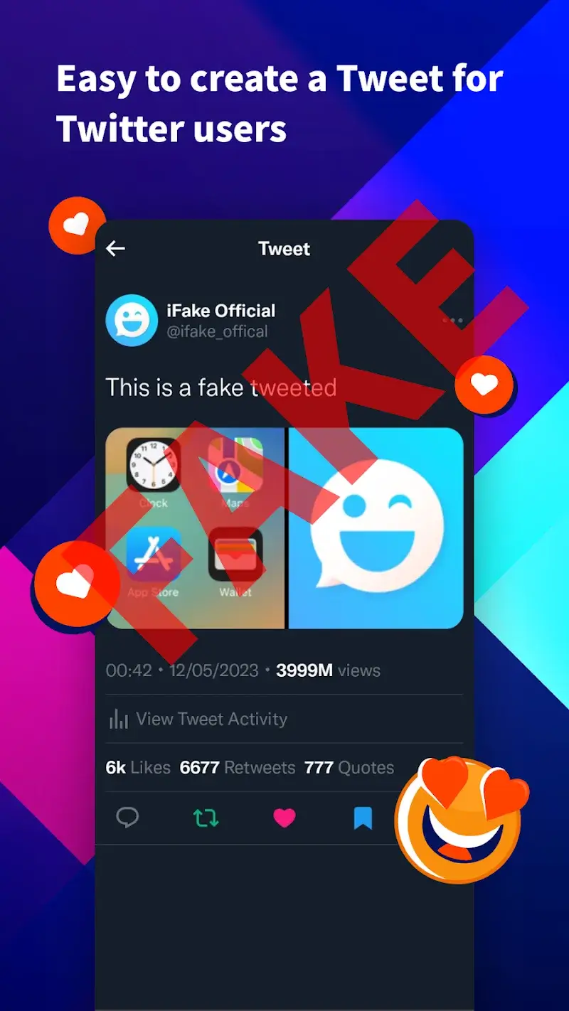 Captura de pantalla 6 de iFake: Fake Chat Messages