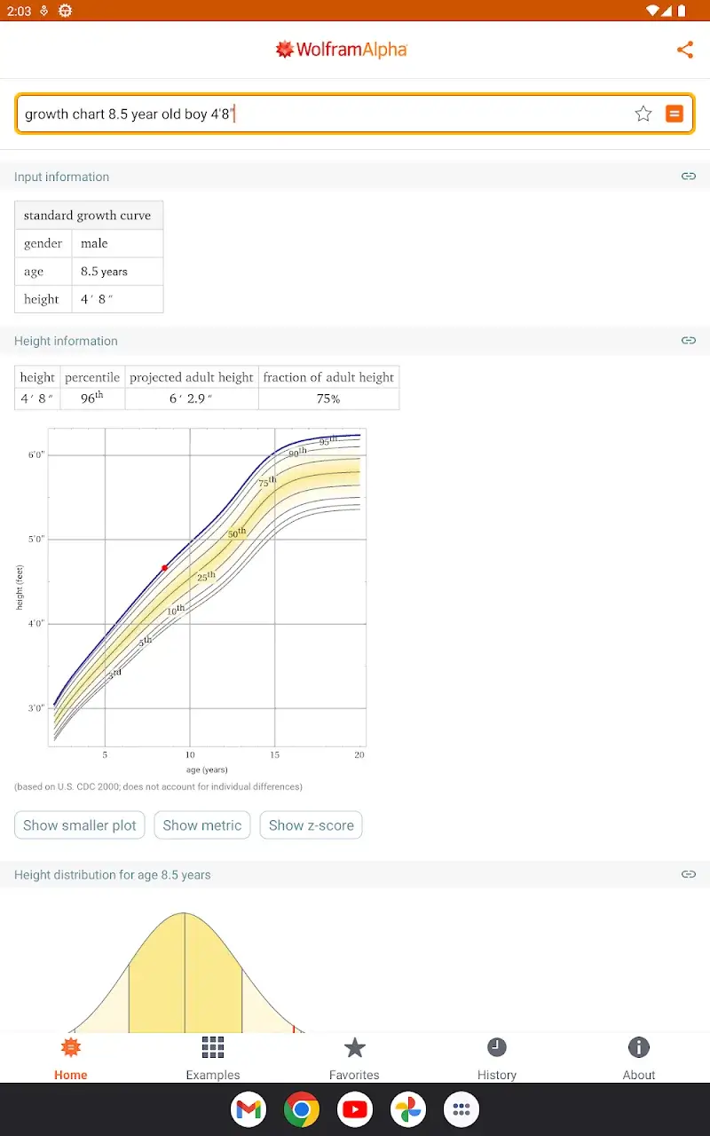 WolframAlpha screenshot 6