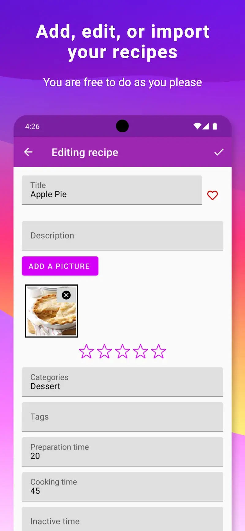 Скриншот 3 My Recipe Box MOD APK