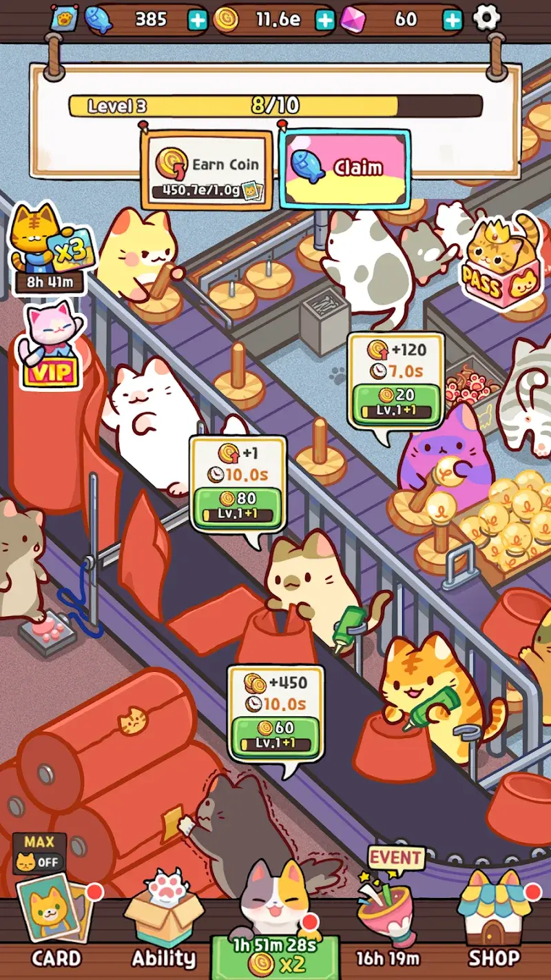Captura de tela 6 do Kitty Cat Tycoon