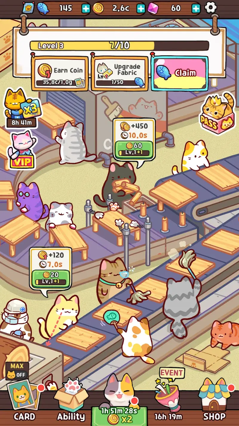 Captura de tela 5 do Kitty Cat Tycoon