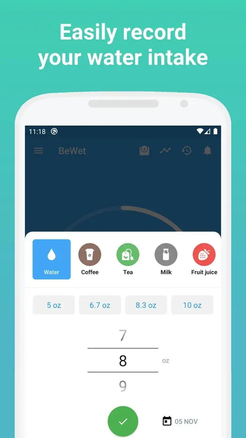 BeWet: Drink Water Reminder Screenshot 3