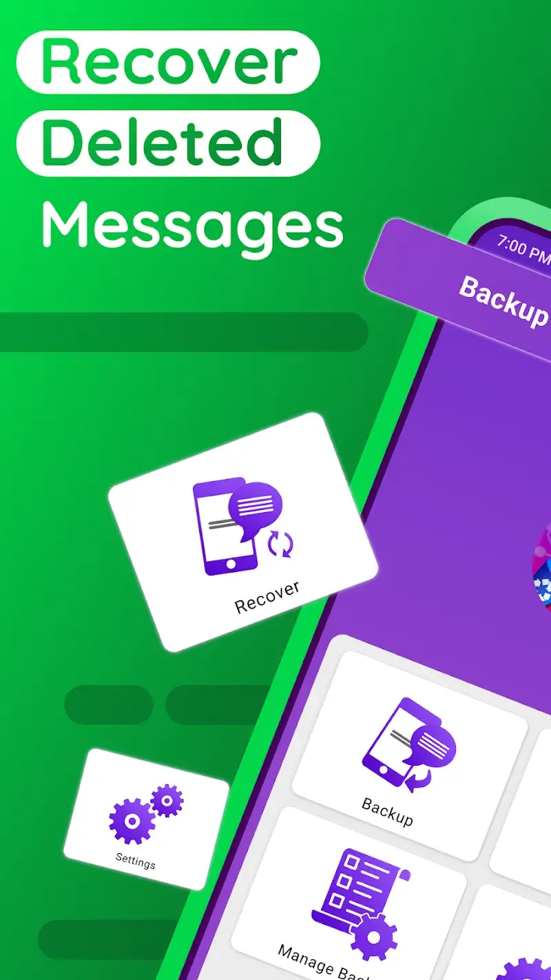 Captura de pantalla 1 de Recover Deleted Messages