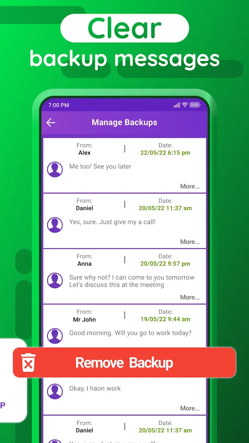 Captura de pantalla 5 de Recover Deleted Messages