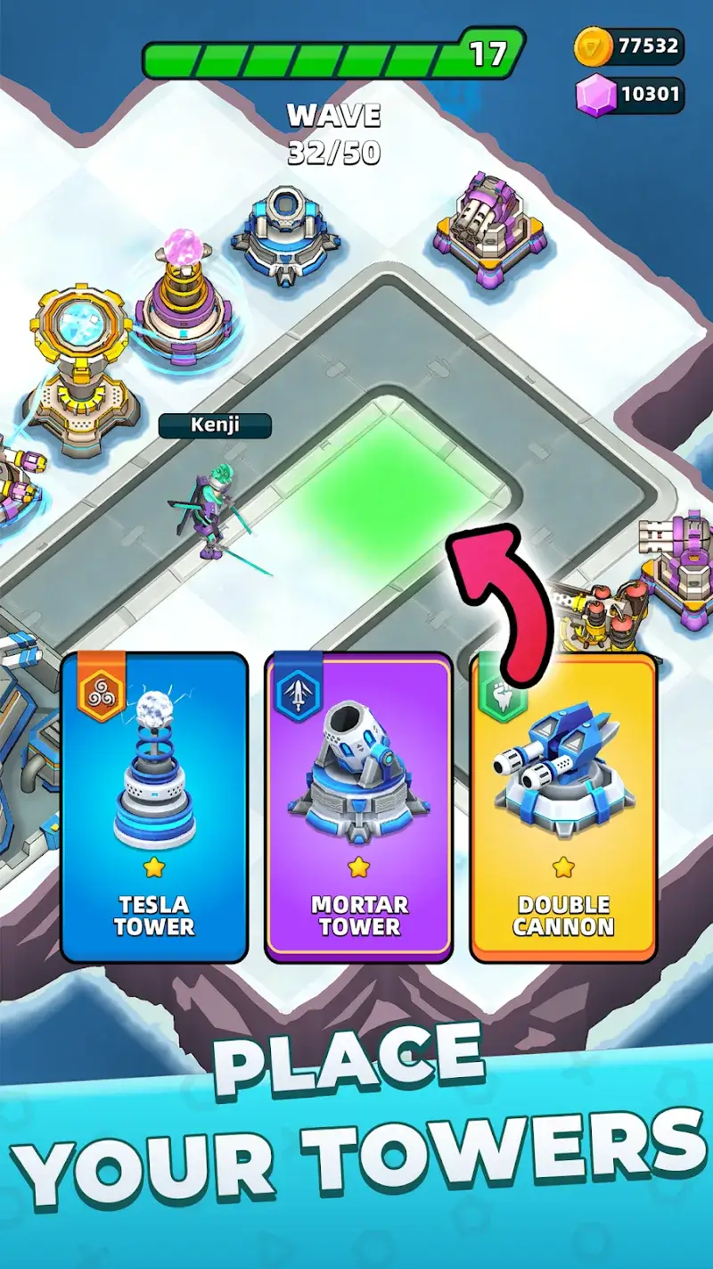 Tangkapan layar 3 Raid Rush: Tower Defense TD