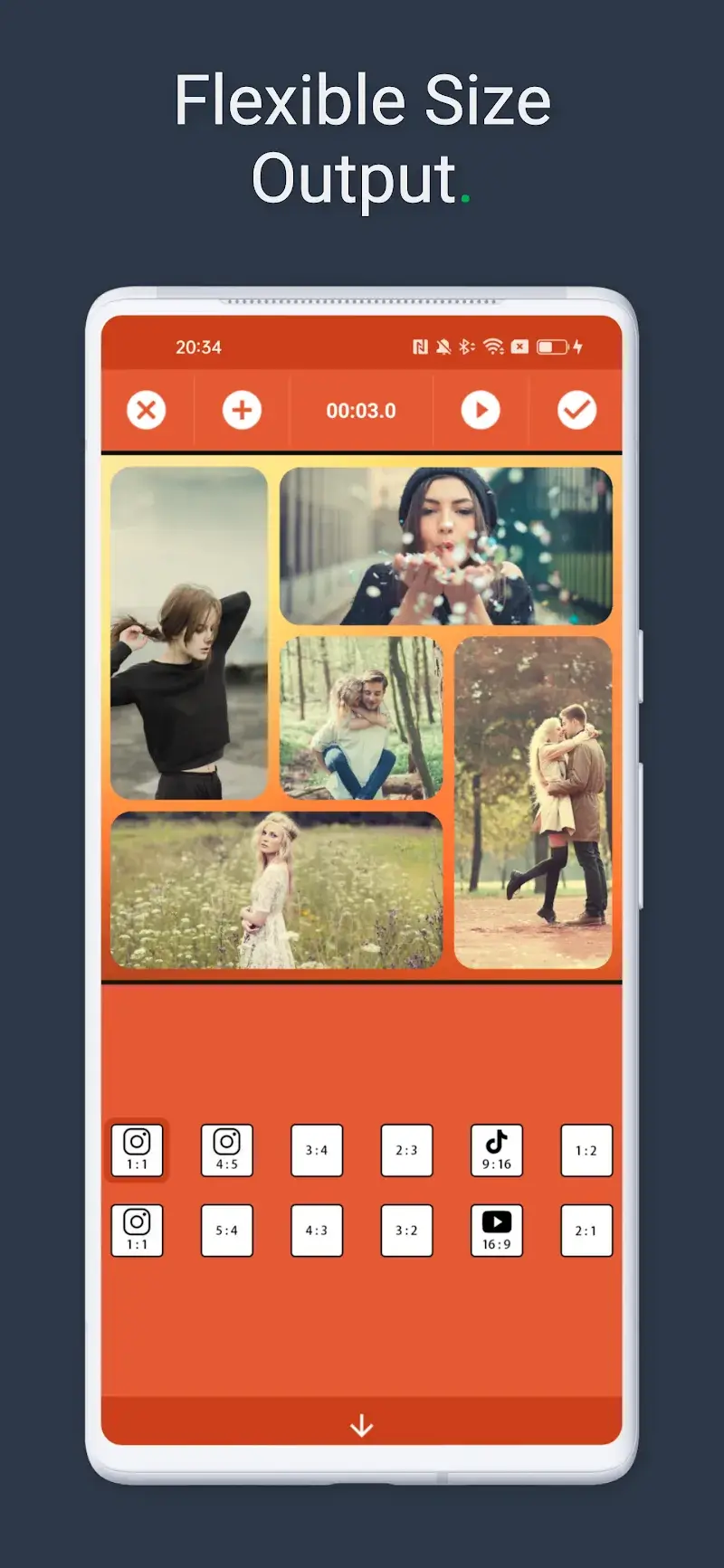ภาพรวมที่หกของ Video Collage Maker: Mix Videos