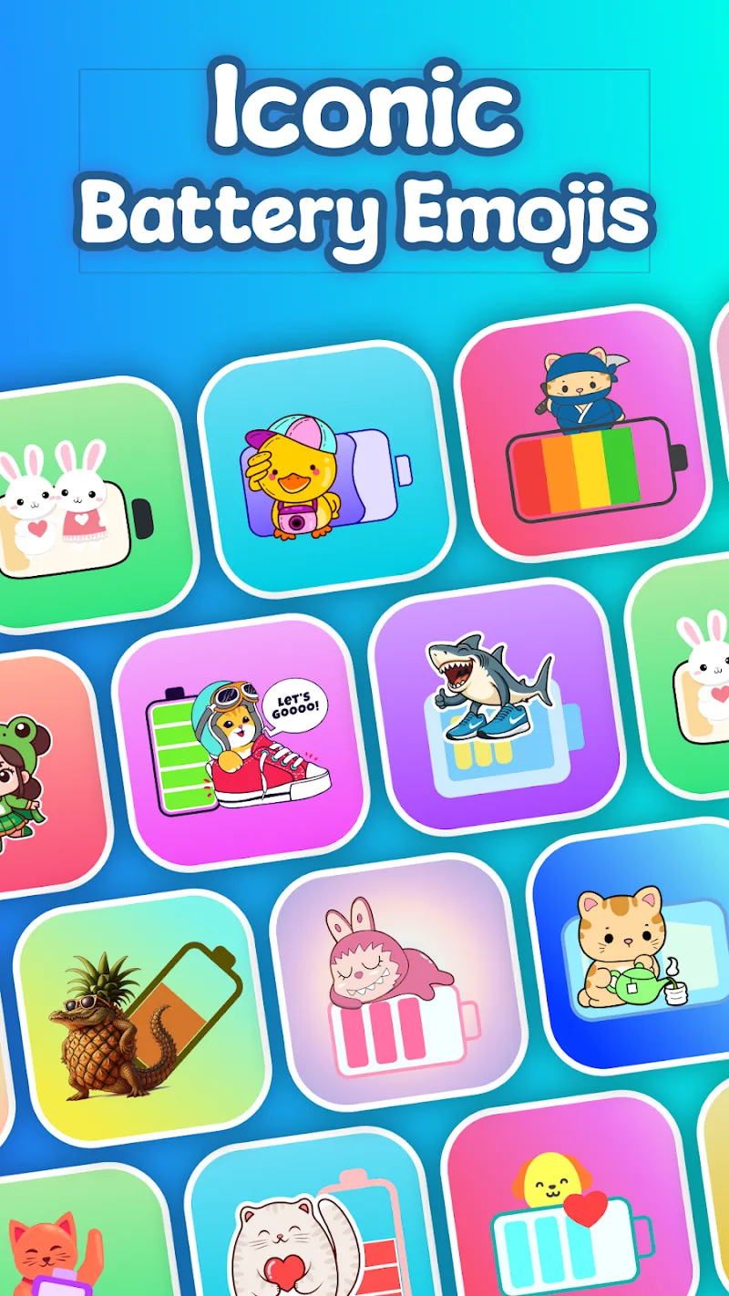 Vista previa 3 de Emoji Battery Icon Customize