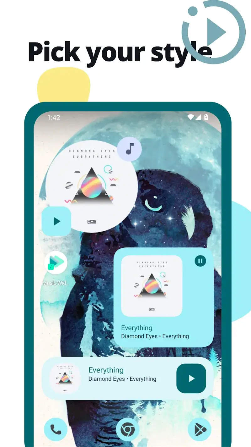Music Widget Android screenshot 2